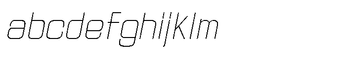 Gravik Sans Thin Oblique FONT