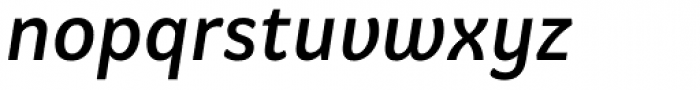 Graviola Medium Italic Font LOWERCASE