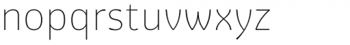 Graviola Thin Font LOWERCASE