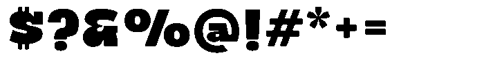 Gravior Font OTHER CHARS
