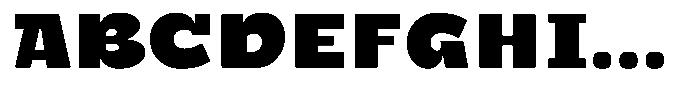 Gravior Font UPPERCASE