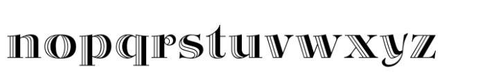 Gravira Regular Font LOWERCASE