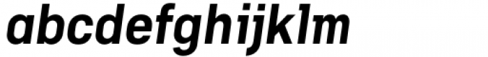 Gravitica Slab Bold Italic Font LOWERCASE