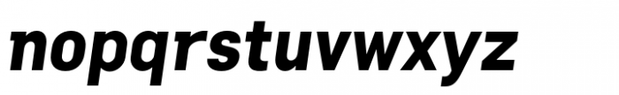 Gravitica Slab Extra Bold Italic Font LOWERCASE