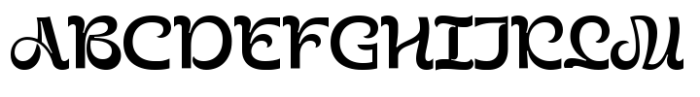 Gravity Shift Variable Font UPPERCASE