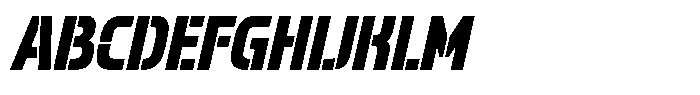 Gravolt Italic Font UPPERCASE