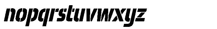 Gravolt Italic Font LOWERCASE