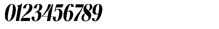 Gravontis Black Condensed Italic Font OTHER CHARS