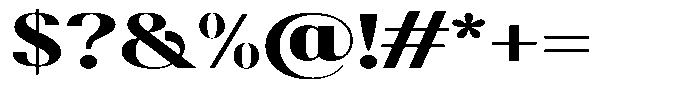 Gravontis Black Expanded Font OTHER CHARS