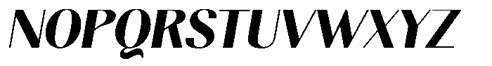 Gravontis Black Italic Font UPPERCASE