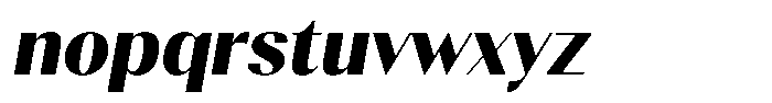 Gravontis Black Italic Font LOWERCASE
