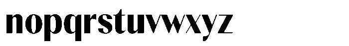 Gravontis Black Semi Condensed Font LOWERCASE