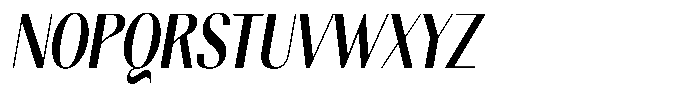 Gravontis Bold Condensed Italic Font UPPERCASE