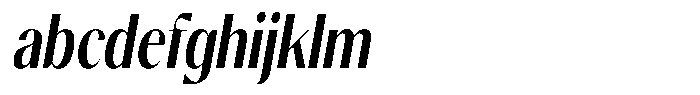 Gravontis Bold Condensed Italic FONT