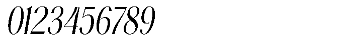 Gravontis Condensed Italic Font OTHER CHARS