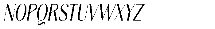 Gravontis Condensed Italic Font UPPERCASE