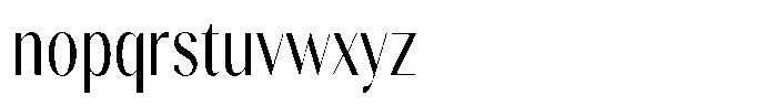 Gravontis Condensed Font LOWERCASE