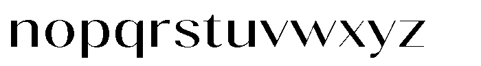 Gravontis Expanded Font LOWERCASE