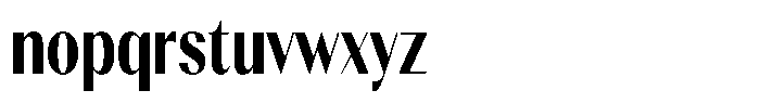 Gravontis Extra Bold Condensed Font LOWERCASE
