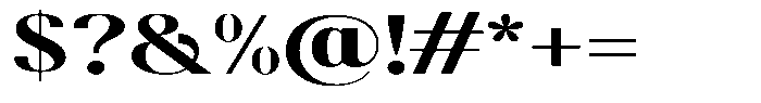 Gravontis Extra Bold Expanded Font OTHER CHARS