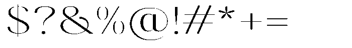 Gravontis Extra Light Expanded Font OTHER CHARS