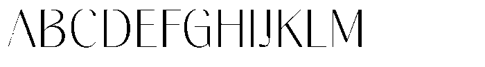 Gravontis Extra Light Font UPPERCASE