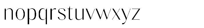 Gravontis Extra Light Font LOWERCASE