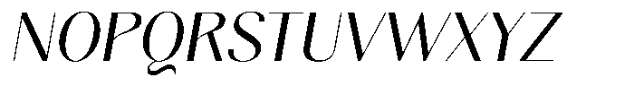 Gravontis Italic Font UPPERCASE