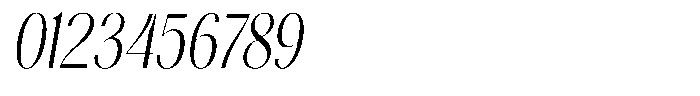 Gravontis Light Condensed Italic Font OTHER CHARS