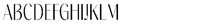 Gravontis Light Condensed Font UPPERCASE