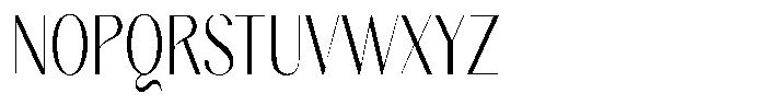 Gravontis Light Condensed Font UPPERCASE
