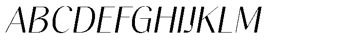 Gravontis Light Italic Font UPPERCASE