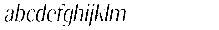 Gravontis Light Semi Condensed Italic FONT
