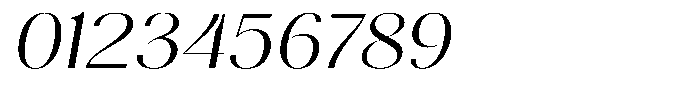 Gravontis Light Semi Expanded Italic Font OTHER CHARS