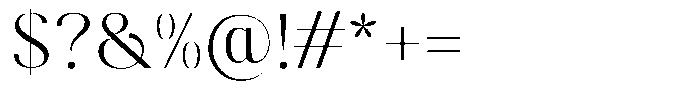 Gravontis Light Font OTHER CHARS