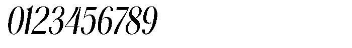 Gravontis Medium Condensed Italic Font OTHER CHARS