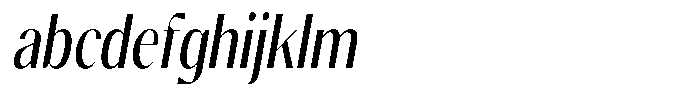 Gravontis Medium Condensed Italic FONT