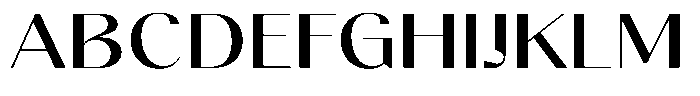 Gravontis Medium Expanded Font UPPERCASE