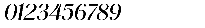 Gravontis Medium Italic Font OTHER CHARS