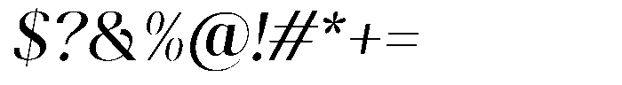Gravontis Medium Italic Font OTHER CHARS