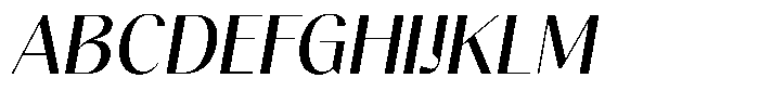 Gravontis Medium Italic Font UPPERCASE