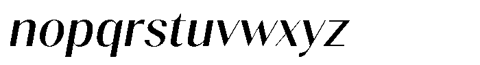 Gravontis Medium Italic Font LOWERCASE