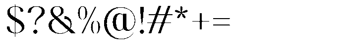 Gravontis Regular Font OTHER CHARS