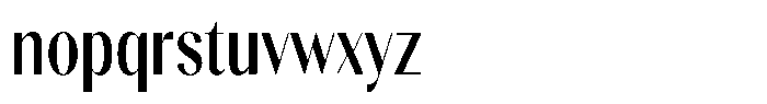 Gravontis Semi Bold Condensed Font LOWERCASE