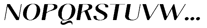 Gravontis Semi Bold Expanded Italic Font UPPERCASE