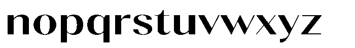 Gravontis Semi Bold Expanded Font LOWERCASE