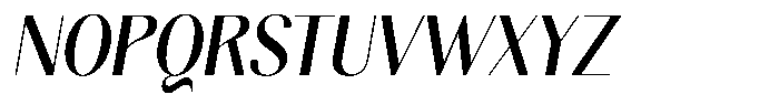Gravontis Semi Bold Semi Condensed Italic Font UPPERCASE