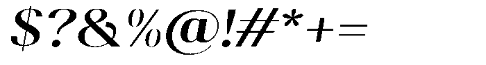 Gravontis Semi Bold Semi Expanded Italic Font OTHER CHARS