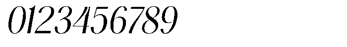 Gravontis Semi Condensed Italic Font OTHER CHARS