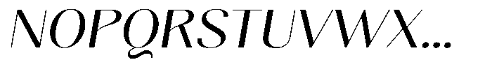 Gravontis Semi Expanded Italic Font UPPERCASE